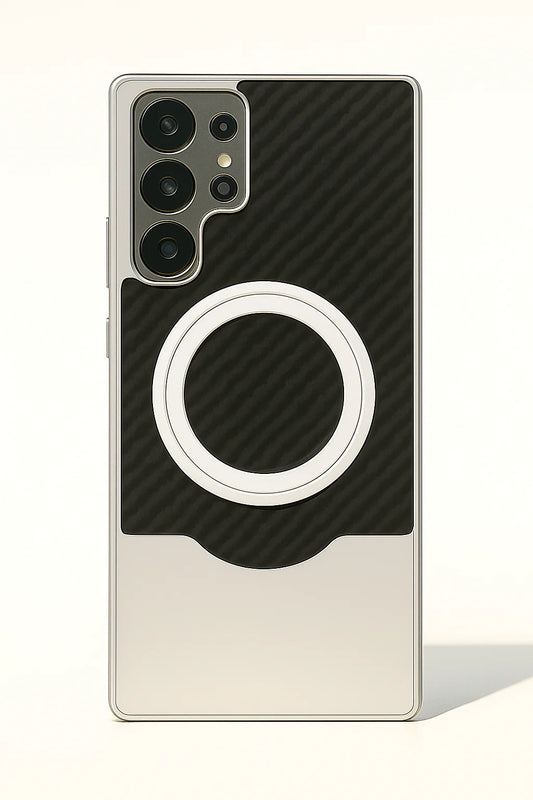 Carbon Fiber Magnetic Ring Case